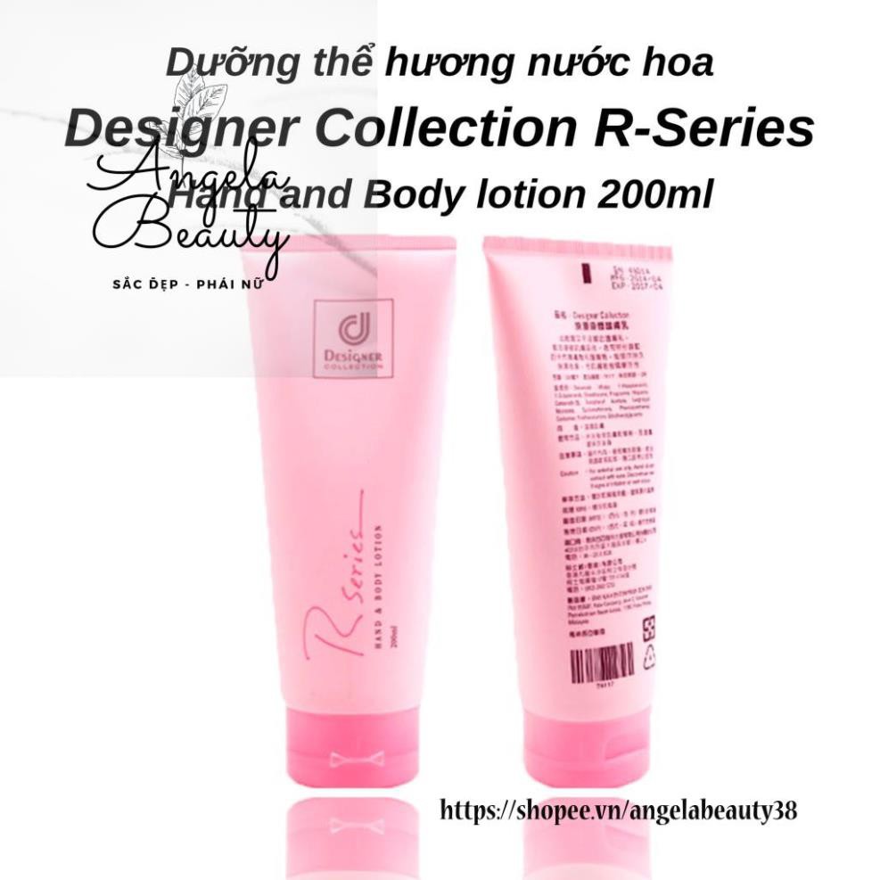 Dưỡng thể hương nước hoa Designer Collection R-Series Hand and Body lotion 200ml