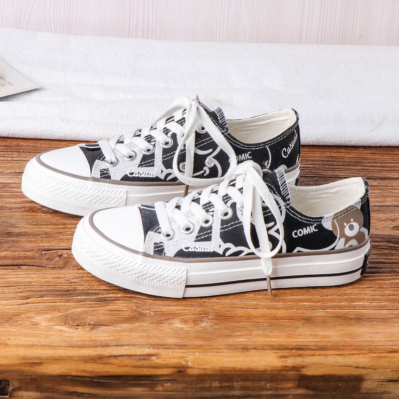 Thanh Lý Giày Thể Thao In Hoạ Tiết Gấu Đủ Size