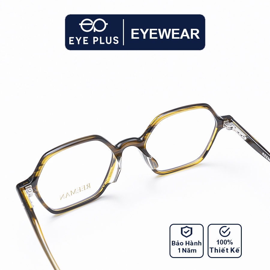 Gọng kính cận nam nữ EYE PLUS siêu hot đa giác ReeMan-8094