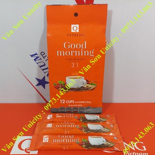 Cà phê sữa good morning trần quang bịch 240g 12 gói dài 20g - ảnh sản phẩm 2