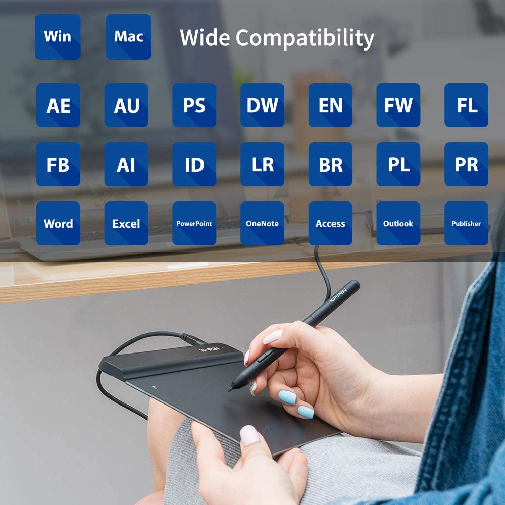 [Hàng Mỹ] XP-PEN StarG640 - bảng vẽ điện tử - 6x4 Inch Ultrathin Tablet Drawing Tablet Digital Graphics Tablet | BigBuy360 - bigbuy360.vn