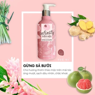 Combo Dầu gội - ủ xả tóc - xịt mọc tóc Tuệ Vi infinity