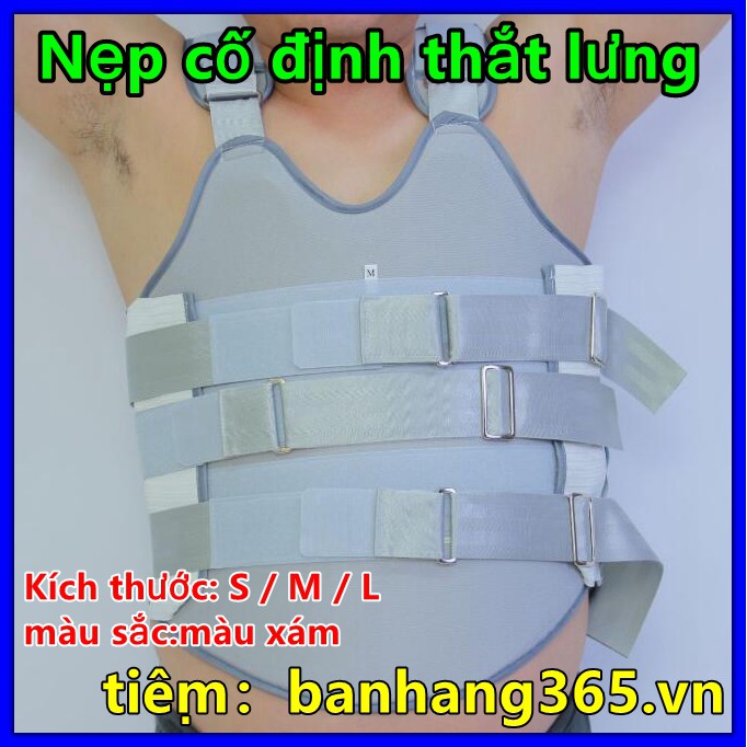 Nẹp cố định cột sống thắt lưng và lồng ngực Đai nén hỗ trợ cột sống hỗ trợ lồng ngực