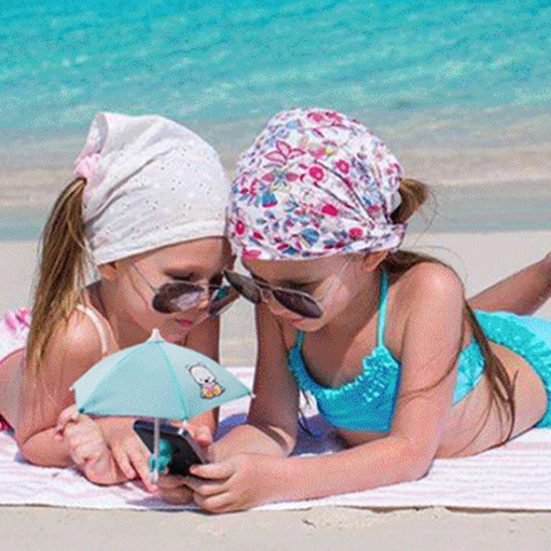 Ior universal phone mini umbrella for w suction cup giá đỡ điện thoại dễ thương cho sun shiel