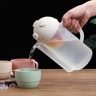 Ly/Cốc uống nước lúa mạch nhiều màu
