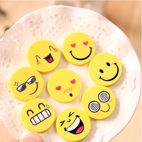 Cục tẩy mặt cười cho  bé nhiều hình thú vị - quà tặng cho bé mẫu giáo