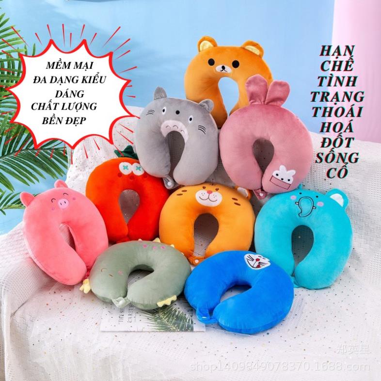 Gối Chữ U HT3603 Kê Cổ cho mẹ bầu, Gối Kê Cổ Nhiều Màu Sắc, Chống Đau Mỏi Vai Gáy Hiệu Qủa