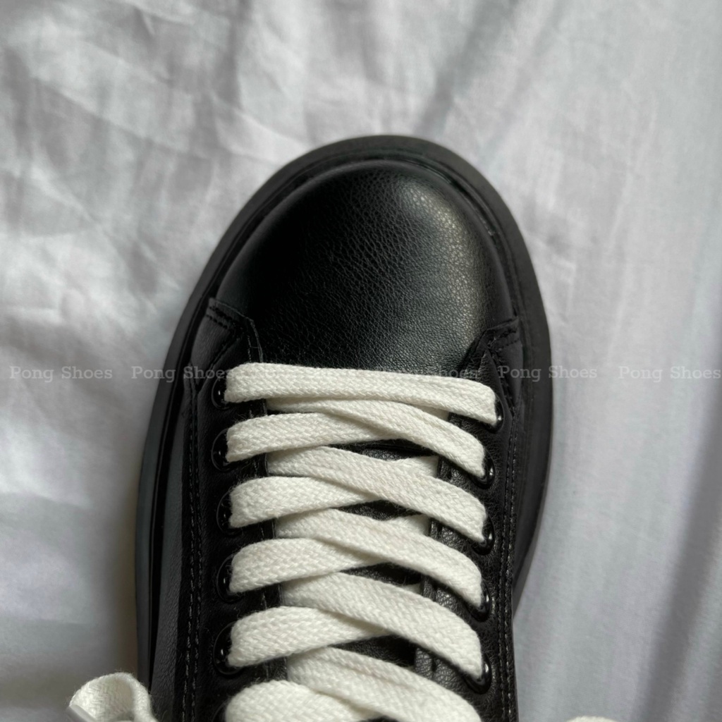 Giày Sneaker PongShoes phong cách Ulzzangs màu đen, trắng FULL HỘP Mã 1421