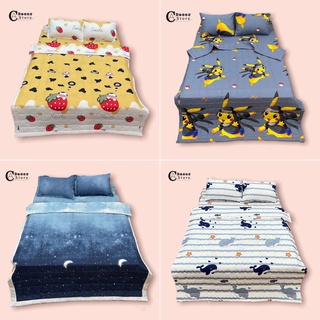 Bộ Chăn Ga Gối Cotton Poly COMBO 5 Món - Nhiều Mẫu Lựa Chọn CA Bedding Decor