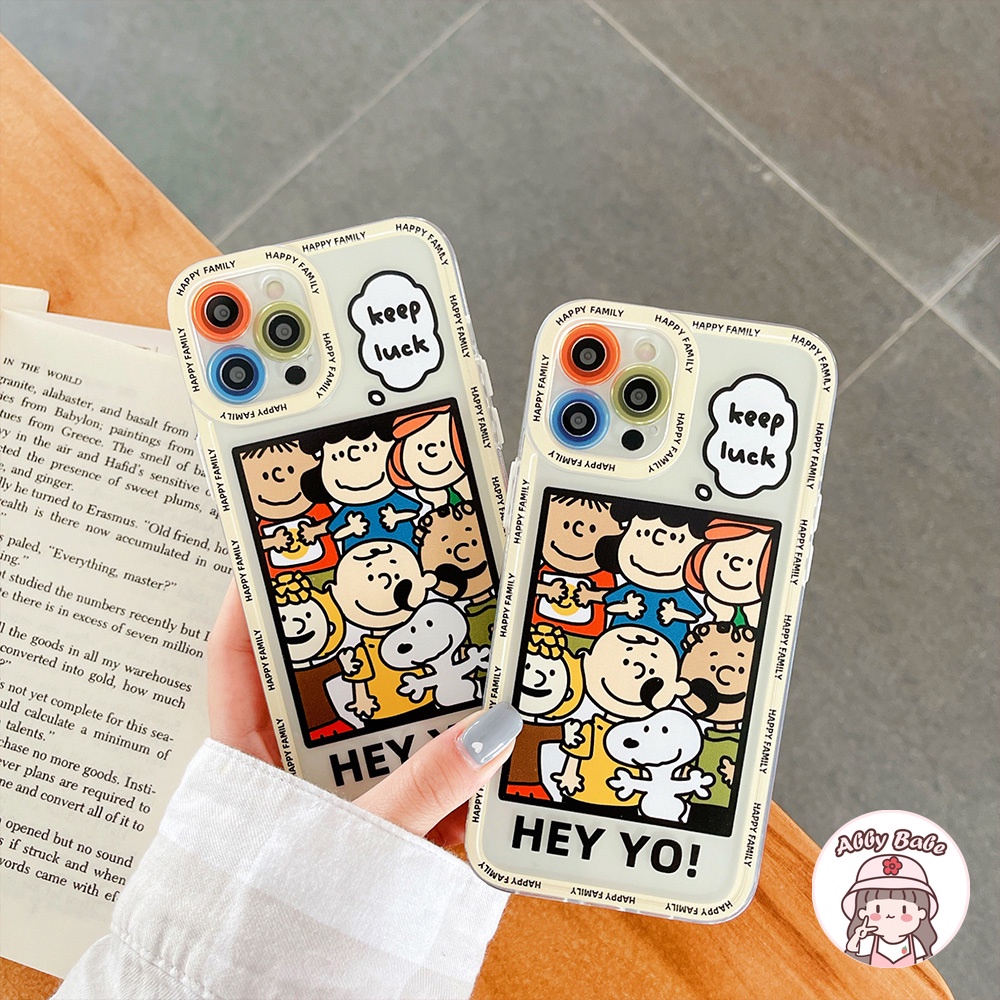Ốp Điện Thoại TPU Dẻo Họa Tiết Hoạt Hình Gia Đình Nhiều Màu Dễ Thương Cho IP 13 12 11 Pro Max XR 7 Plus