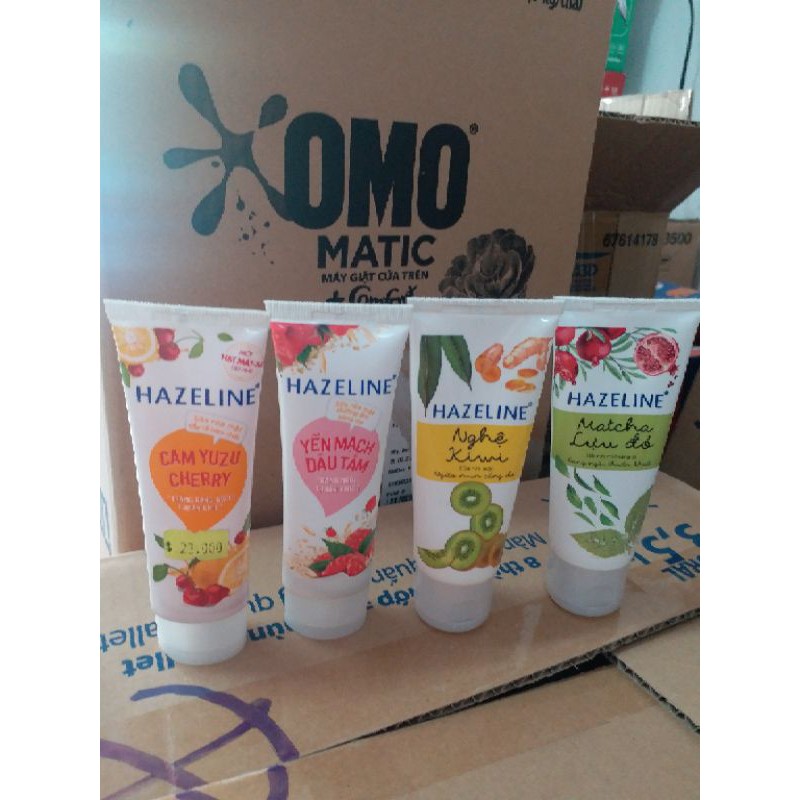 Sữa rửa mặt Hazeline 50g các loại.