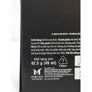 Nước Hoa Xmen For Boss Intense 49ml