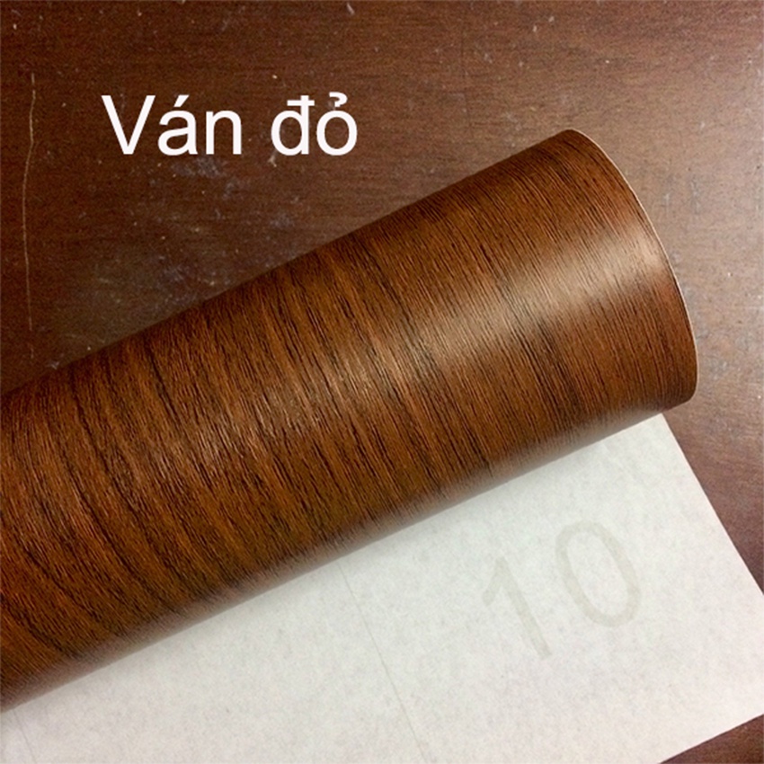 Giấy dán tường giả gỗ giá bán 1m x 45cm, giấy dán tường gỗ có keo sẵn - AZEVA
