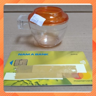 B04 - 10 cái Cóng nhựa đựng thức ăn cho chim mi, chòe, khuyên dạng cao, phi 5cm cao 4cm