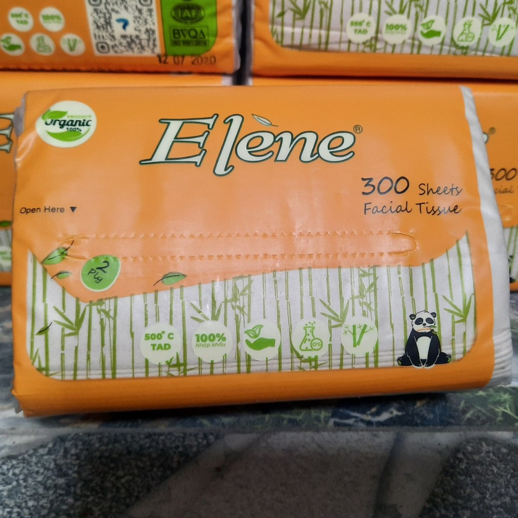 GIẤY ĂN RÚT NGẮN ELENE 300 tờ ( GIẢM SỐC)