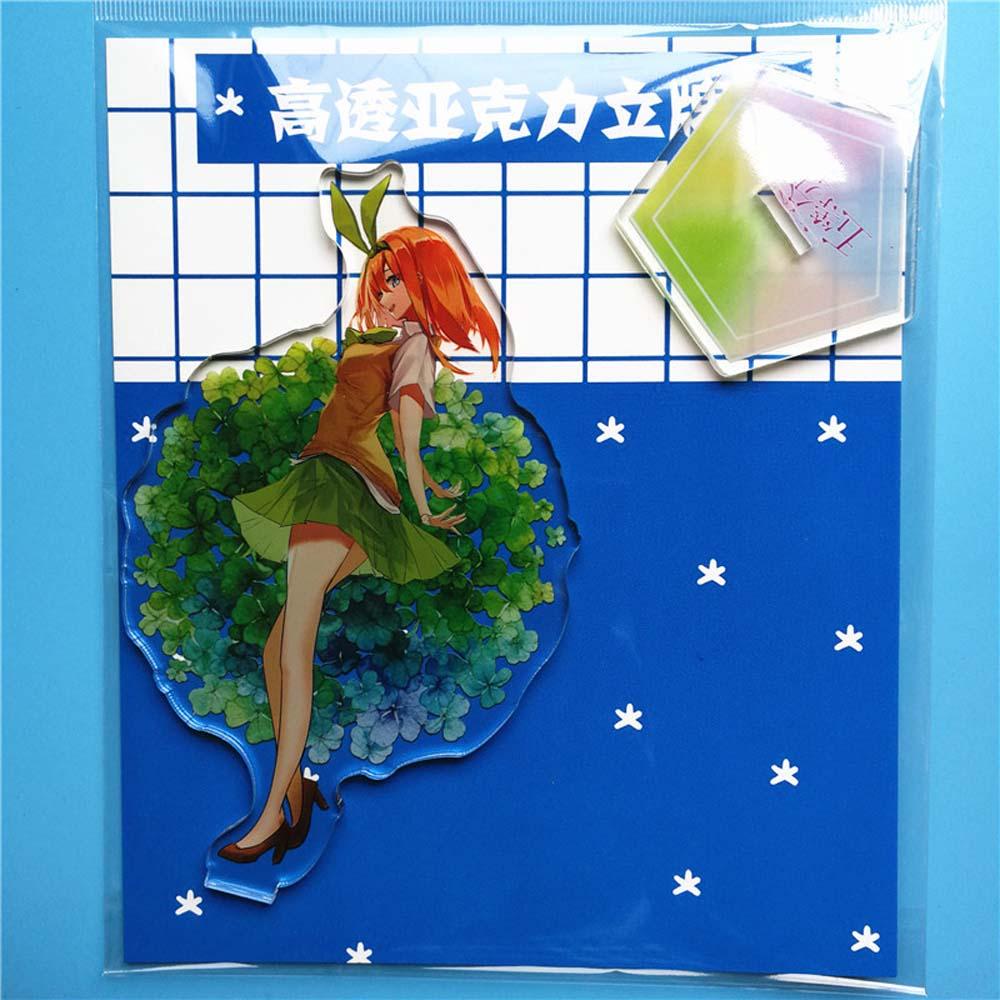 AARON1 Fashion Acrylic Stand Figure Fans Gift Figure Model Plate Nakano Miku Decoration Toys Gotoubun No Hanayome Cartoon Anime Desktop Standing Card Quintessential Desk Girl Figure Model Toys