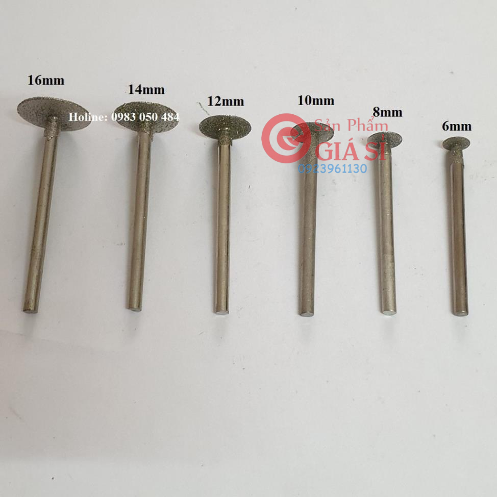 mũi khắc đá , mũi mài kim cương chân trụ 3mm mũi mài chữ T ❤️freeship❤️