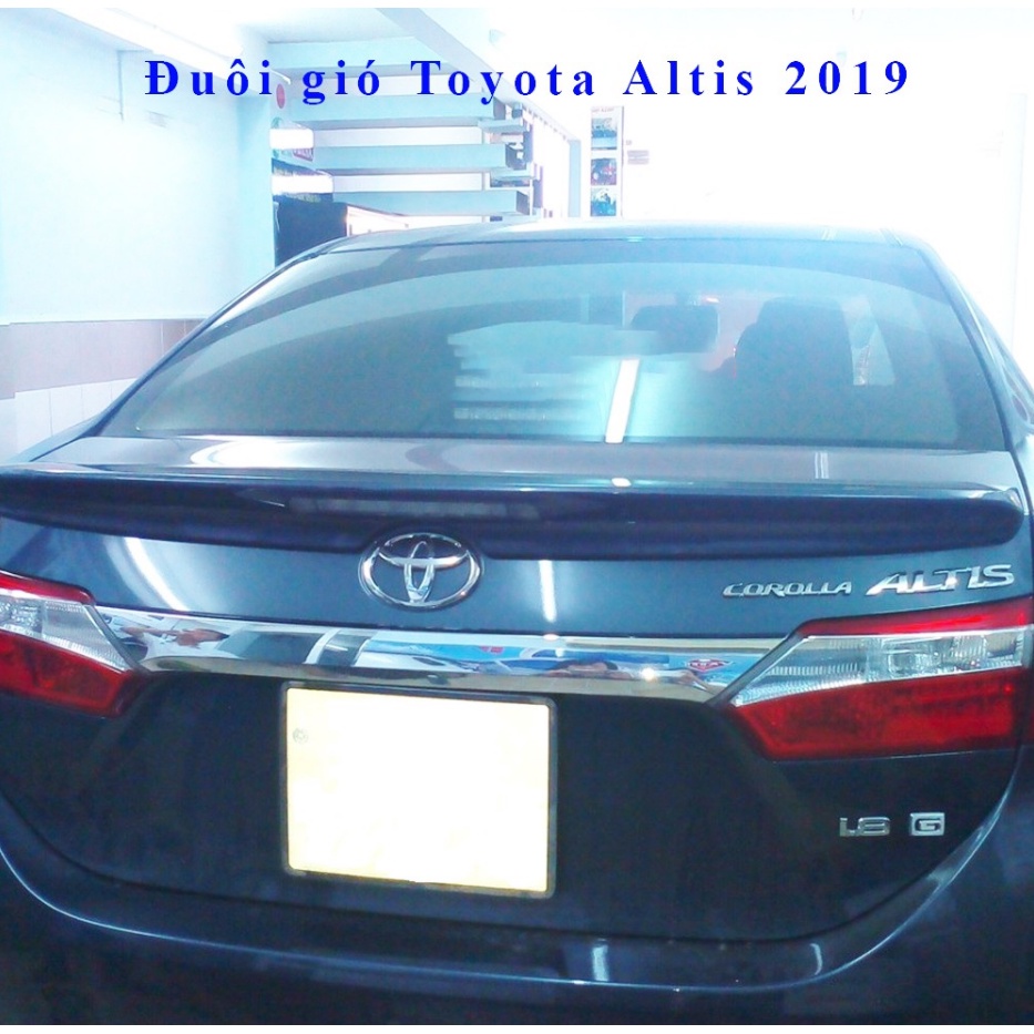 Đuôi gió liền cốp, cánh gió xe Toyota Altis 2014 - 2021