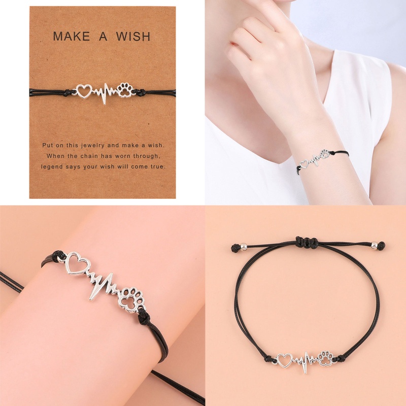 Vòng Tay Bện Dây May Mắn Cho Cặp Đôi