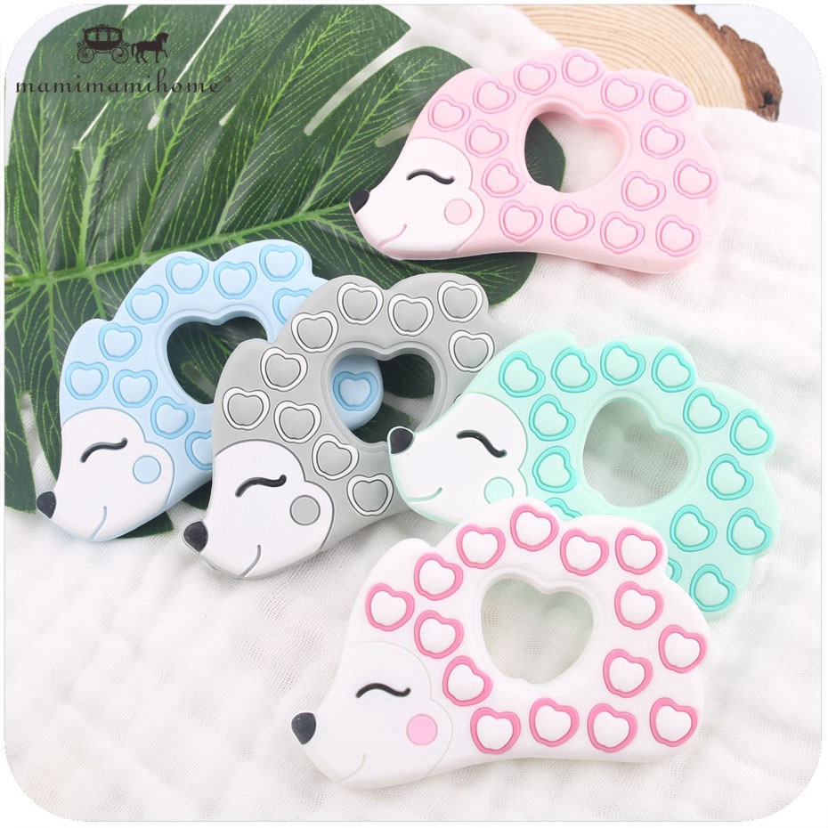 Đồ chơi Mamimamihome hình chú nhím làm từ silicon dành cho bé