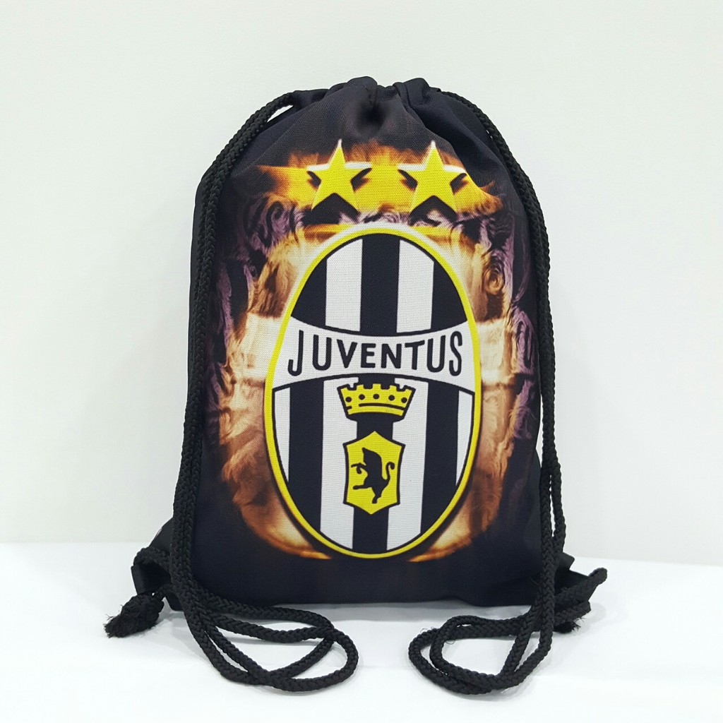 Balo dây rút Football TROY FB hình logo câu lạc bộ bóng đá Juventus
