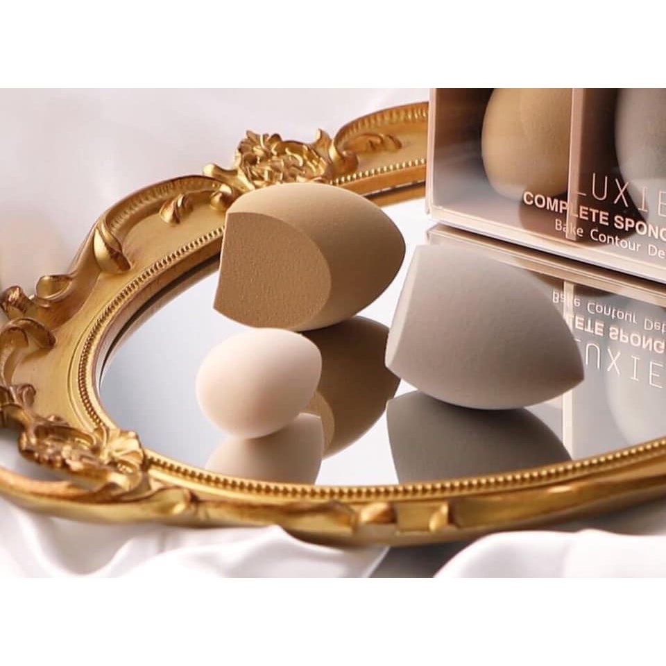 Luxie - Bộ 3 Mút Trang Điểm Luxie Complete Sponge Set