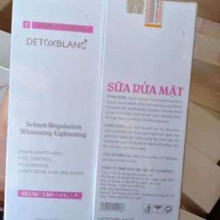 💖 Sữa rửa mặt detox Blanc CHÍNH HÃNG