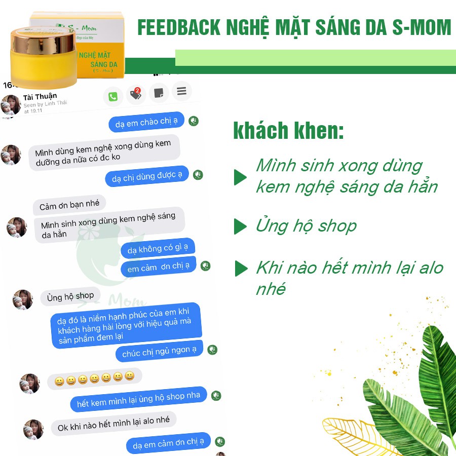  Nghệ mặt sáng da S-Mom (Kem nghệ S-Mom) | BigBuy360 - bigbuy360.vn