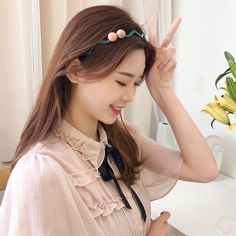 Bờm tóc Hàn Quốc bờm nhựa thiết kế lượn sóng Gusshop