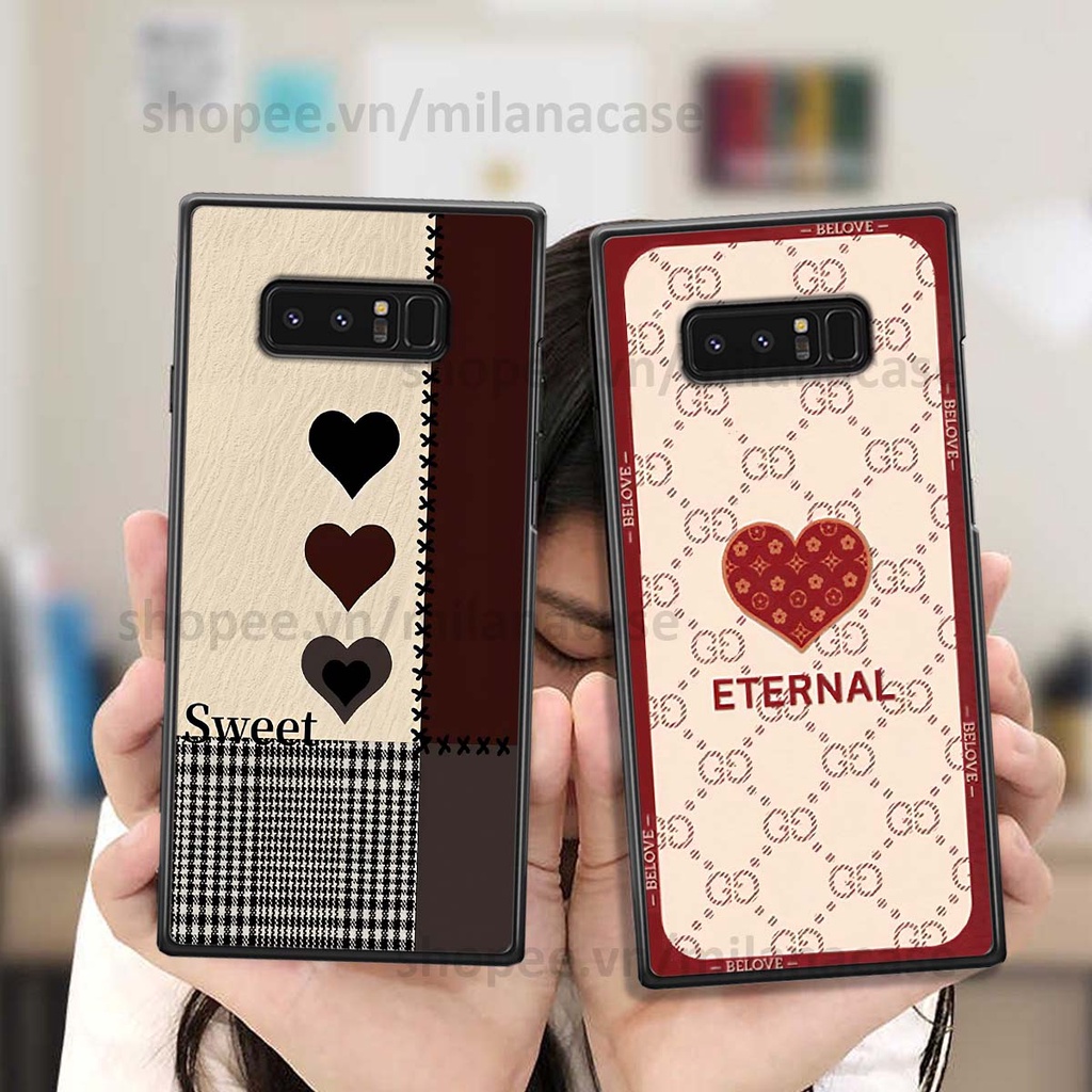 Ốp Samsung Note 8 hình trái tim be love tình yêu siêu đẹp, cá tính, thời trang