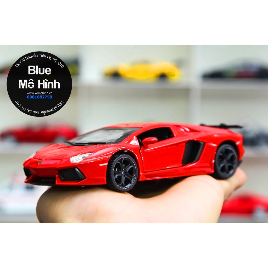 Blue mô hình | Xe mô hình Lambo Aventador LP700 1:32