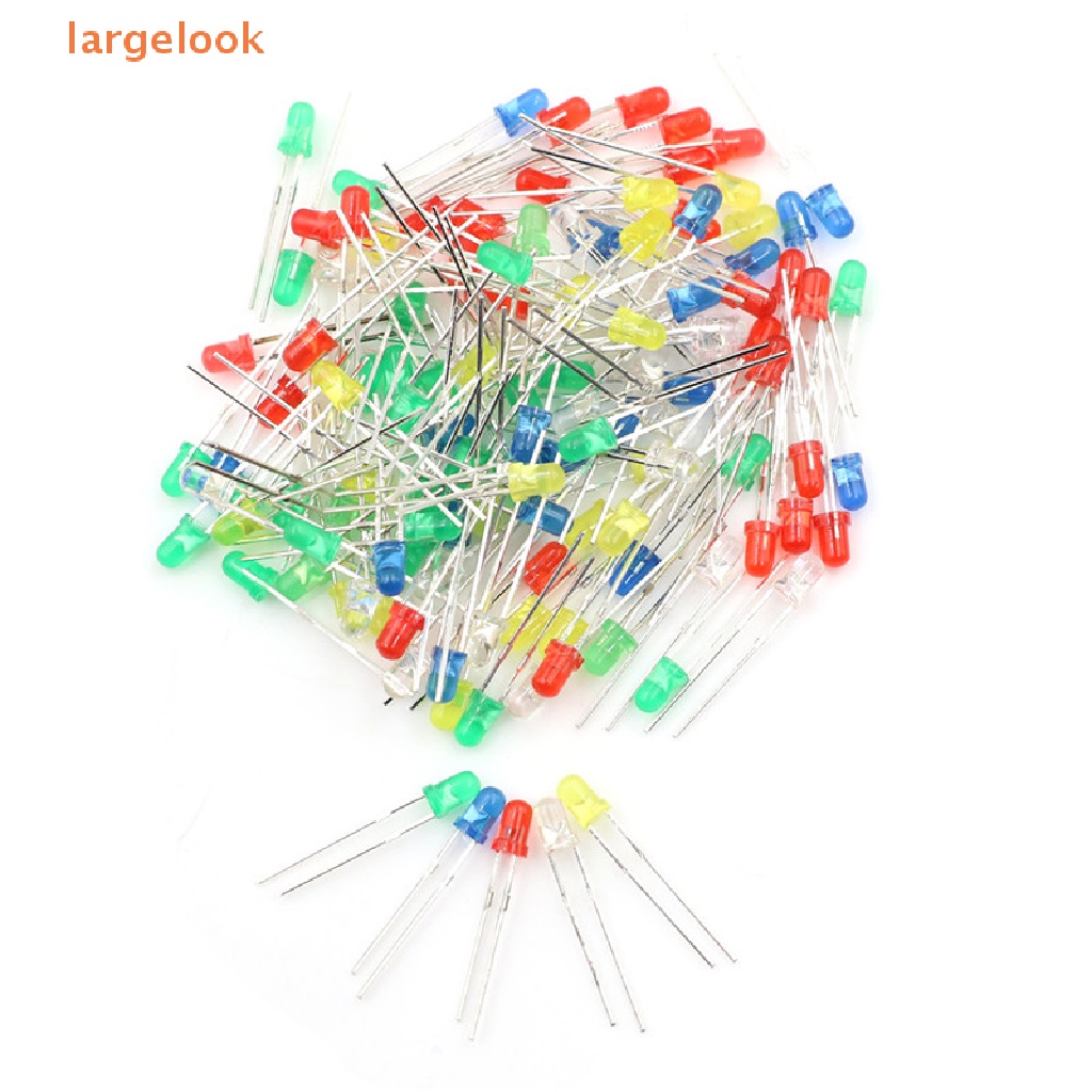 Set 100 Đèn LED Diode 3mm 20mA 2Pin Chuyên Dụng