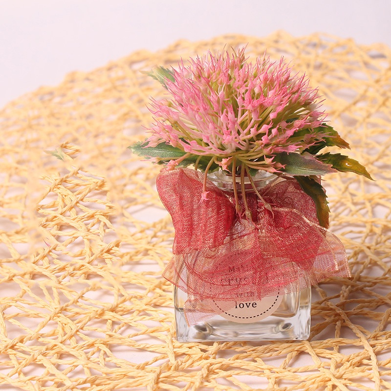 Bình hoa kế thủy tinh khuếch tán hương thơm trang trí phòng, bàn làm việc siêu xinh