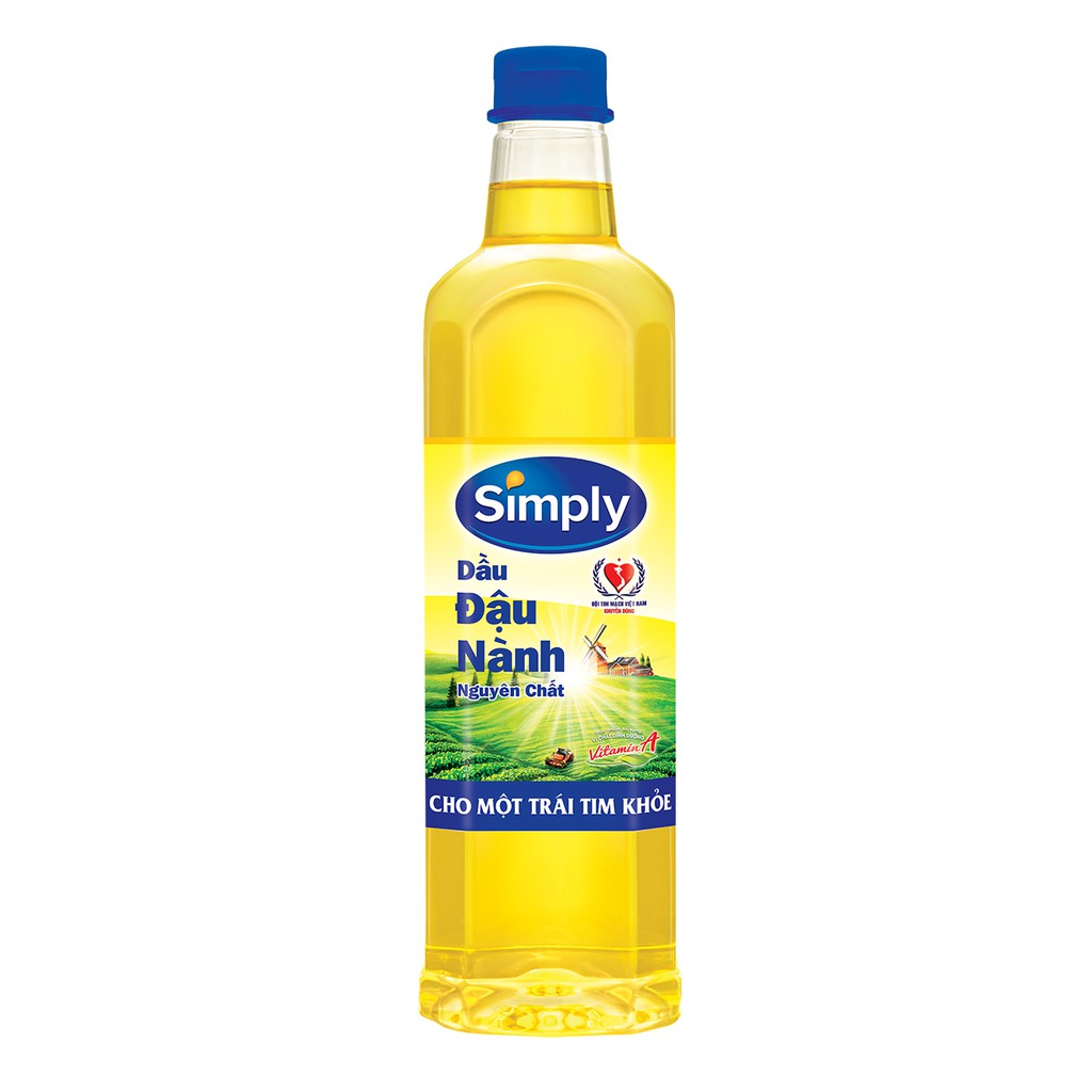 Dầu đậu nành SIMPLY 1L - Simply Cho một trái tim khoẻ