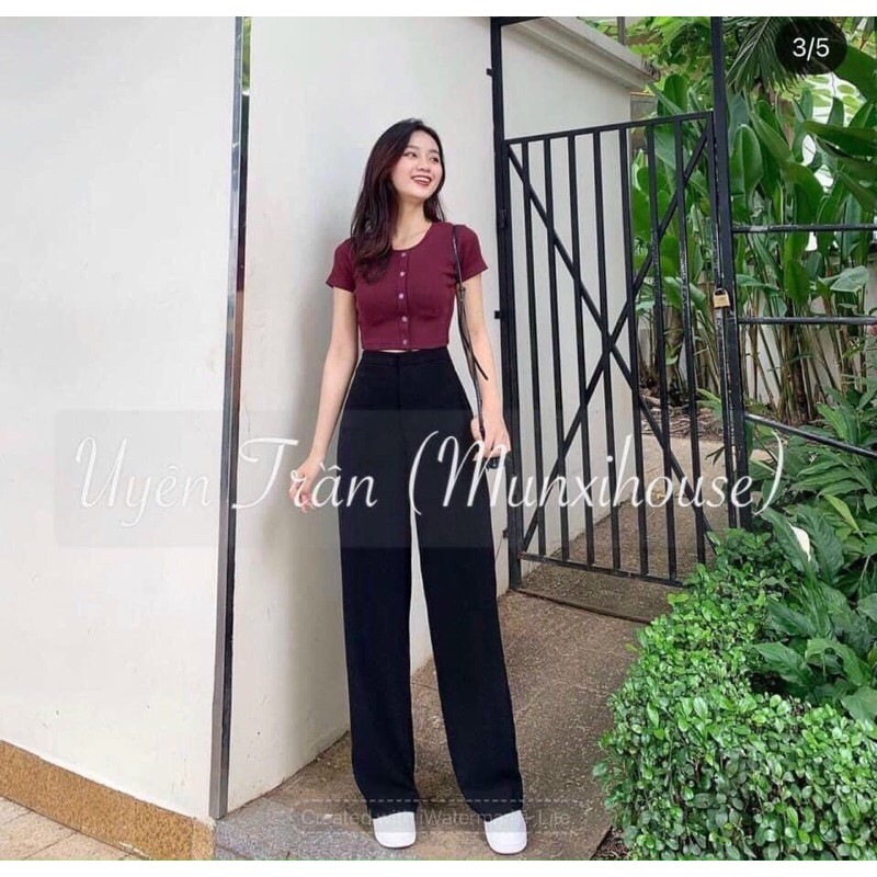 QUẦN SUÔNG KHOÁ SƯỜN 3 MÀU | BigBuy360 - bigbuy360.vn