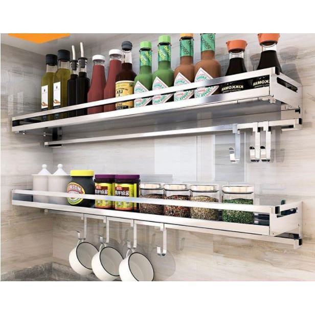 Kệ,giá để gia vị,đồ dùng Nanichino inox304 bền,rẻ