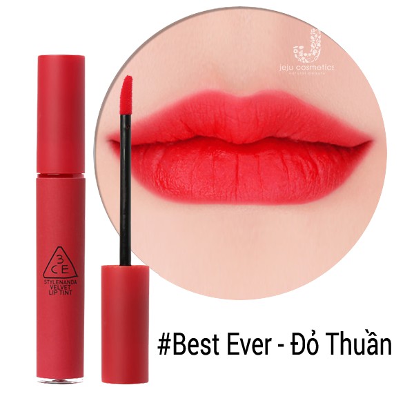 Son 3CE Màu Đỏ Thuần -Velvet Lip Tint Best Ever - rẻ vô địch | BigBuy360 - bigbuy360.vn