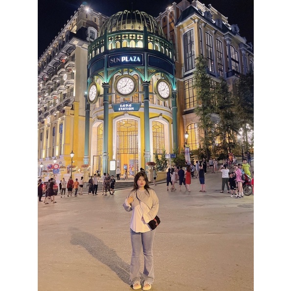 Quần jeans ống loe bigsize 60-90kg co giãn