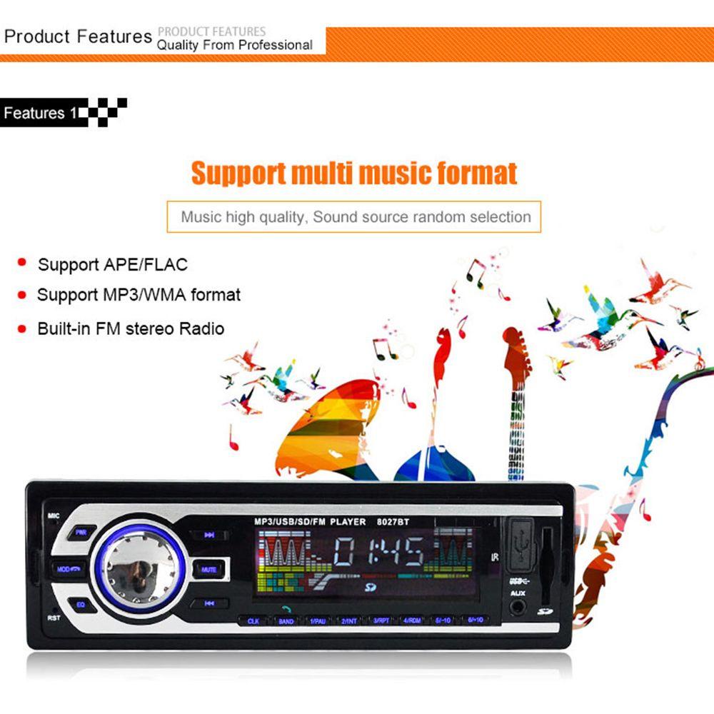 Máy Nghe Nhạc MP3 FM / USB / AUX Tích Hợp Bảng Điều Khiển Dành Cho Ô Tô