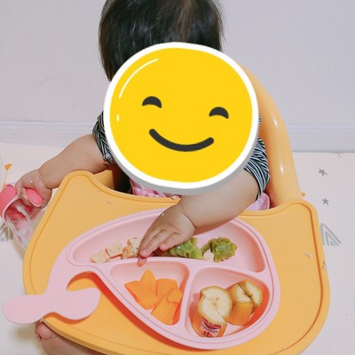 Bát khay ăn dặm kiểu nhật BLW cá heo aag cao cấp dễ thương cho bé ăn dặm