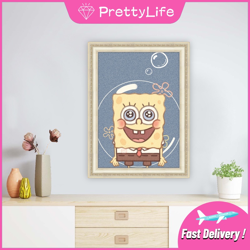 Bộ Tranh Đính Đá 5D Tự Làm 30x40cm/40x50cm Hình Chuột Mickey Trang Trí Nhà Cửa