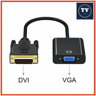 Dây chuyển đổi dvi 24+1 sang vga có chipset