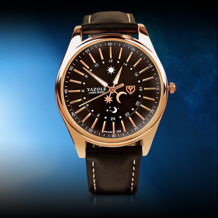 Đồng hồ nam YAZOLE chính hãng, dây dao cao cấp, đeo êm tay, chống nước tốt, lịch lãm, phong cách ( Mã: AYS )