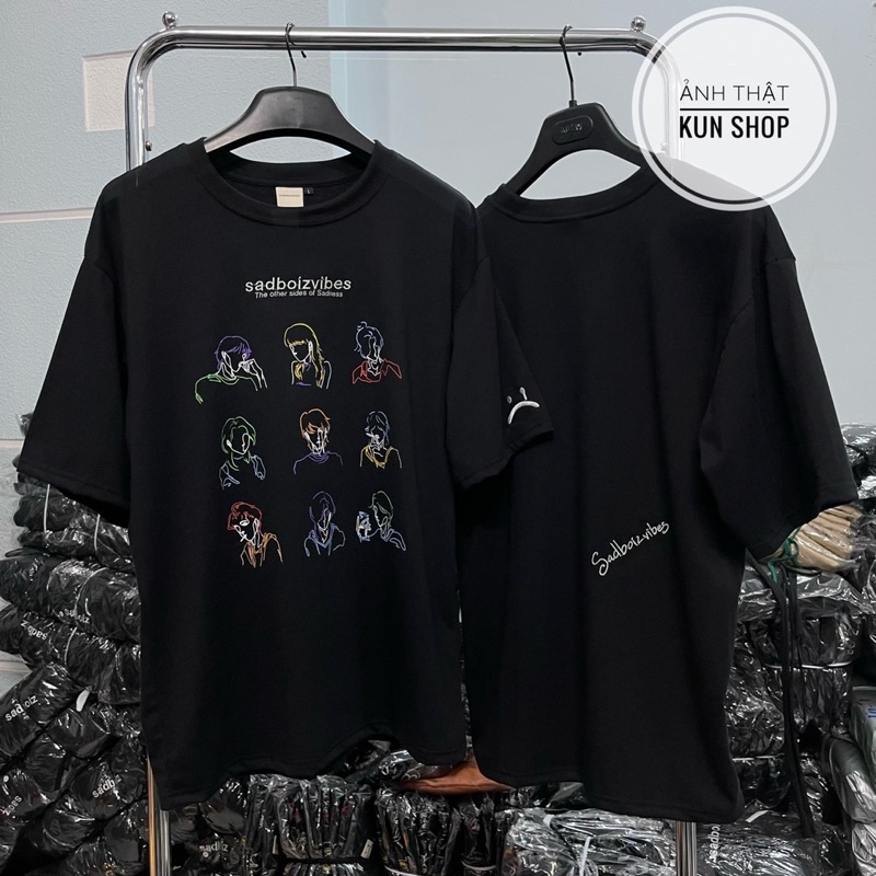 Áo thun unisex sadboiz sadboizvibes toss tee áo thun tay lỡ nam nữ sad boiz toss hình thêu full tag | BigBuy360 - bigbuy360.vn