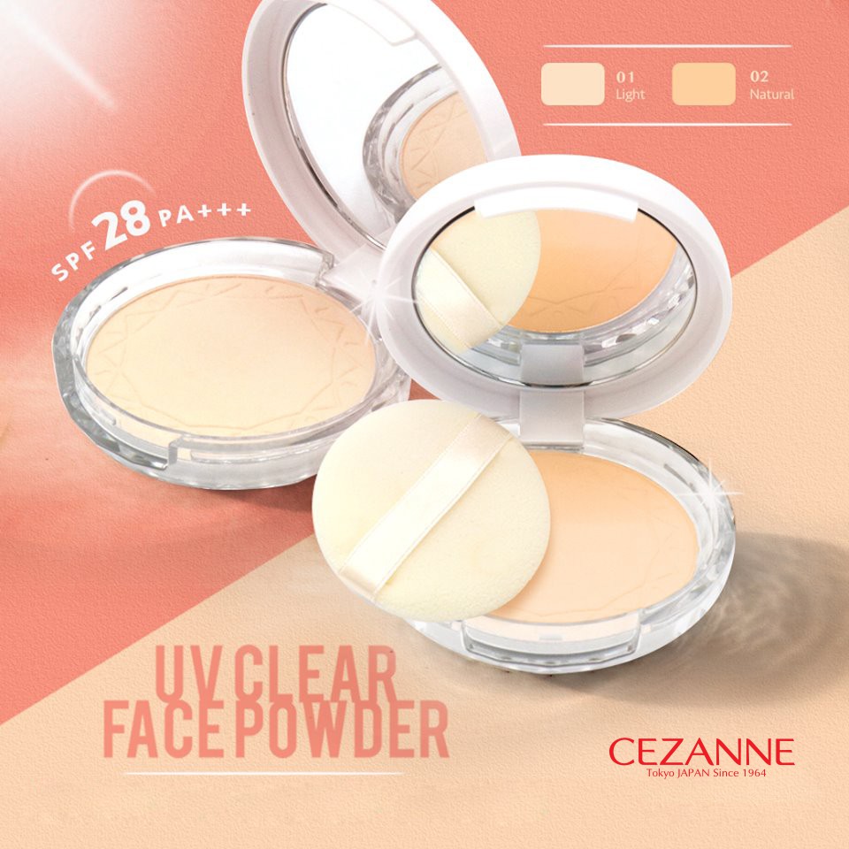 Phấn phủ Cezanne UV Clear Face Powder - 10g