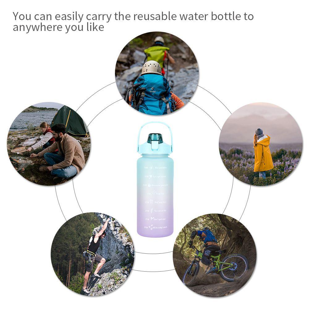 LET Bình Nước Thể Thao Kèm Ống Hút Chống Tràn