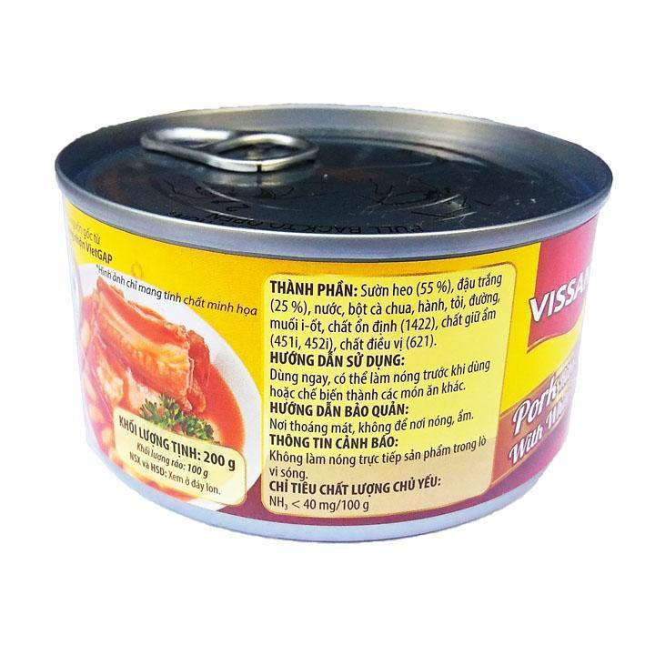 Combo 4 Hộp Sườn Nấu Đậu Vissan 200g