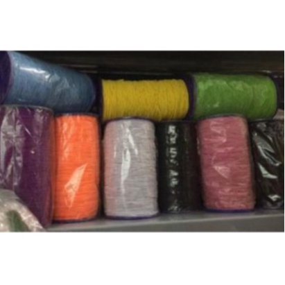 Cuộn 400met dây thun xỏ chuỗi size 1mm nhiều màu