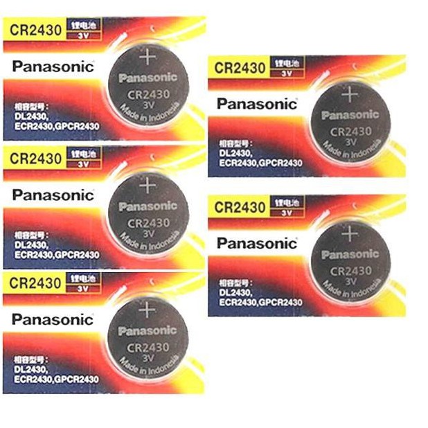 [ Pin Panasonic ] 1 Viên Pin CR2430/ 2450 Pin 3V Lithium Made In Indo