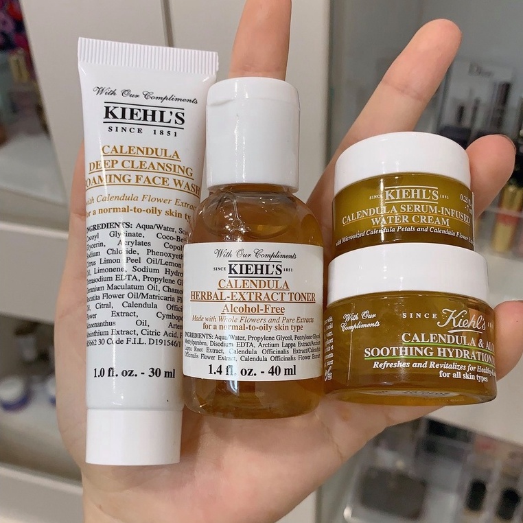 KIEHLS CÚC FULLSIZE - Sữa Rửa Mặt, Toner, Kem Dưỡng, Mặt Nạ Hoa Cúc Kiehl's